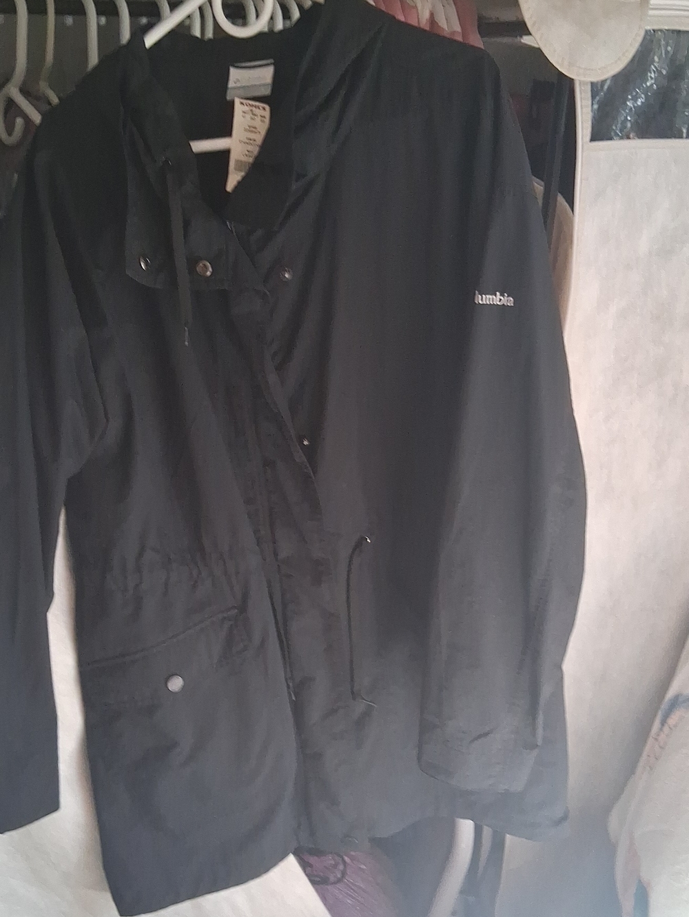 Columbia Black Women's Waterproof Trench Coat